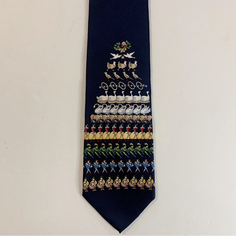 12 Days Of Christmas St. Nick’s Tie Shop Silk Tie